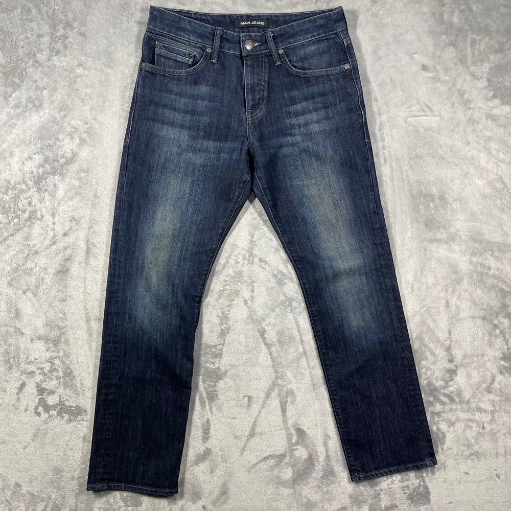 Mavi Jeans Dark Wash Slim Fit Denim Pants Casual Everyday Wear Mens 30x30 - Picture 1 of 11